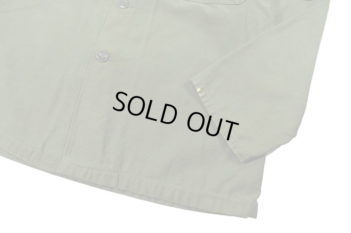 画像3: Used Us Military Cotton Sateen OG-107 Utility Shirt (3)