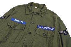 画像2: Used Us Military Cotton Sateen OG-107 Utility Shirt (2)