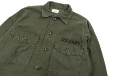 画像2: Used Us Military Cotton Sateen OG-107 Utility Shirt (2)