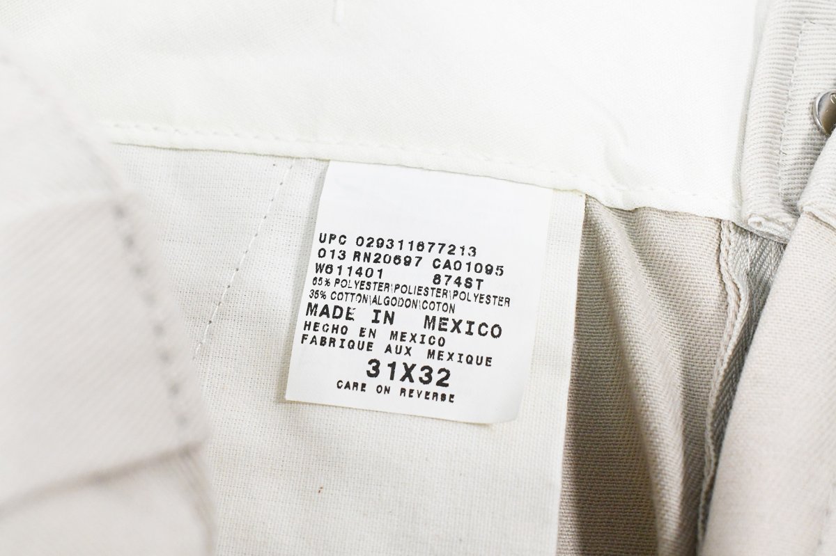 画像5: Deadstock Dickies 874 Work Pants Stone (5)