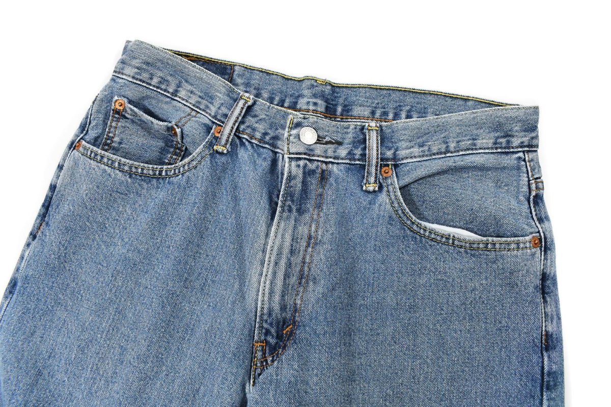 画像2: Used Levi's 550 Denim Pants リーバイス (2)
