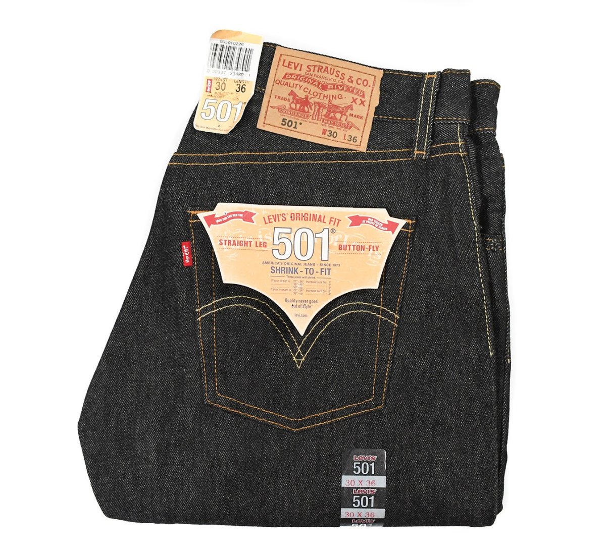 画像1: 09' Deadstock Levi's 501 Denim Pants #0226 リーバイス (1)