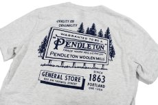 画像4: Pendleton Billboard S/S Tee Ash/Navy ペンドルトン (4)