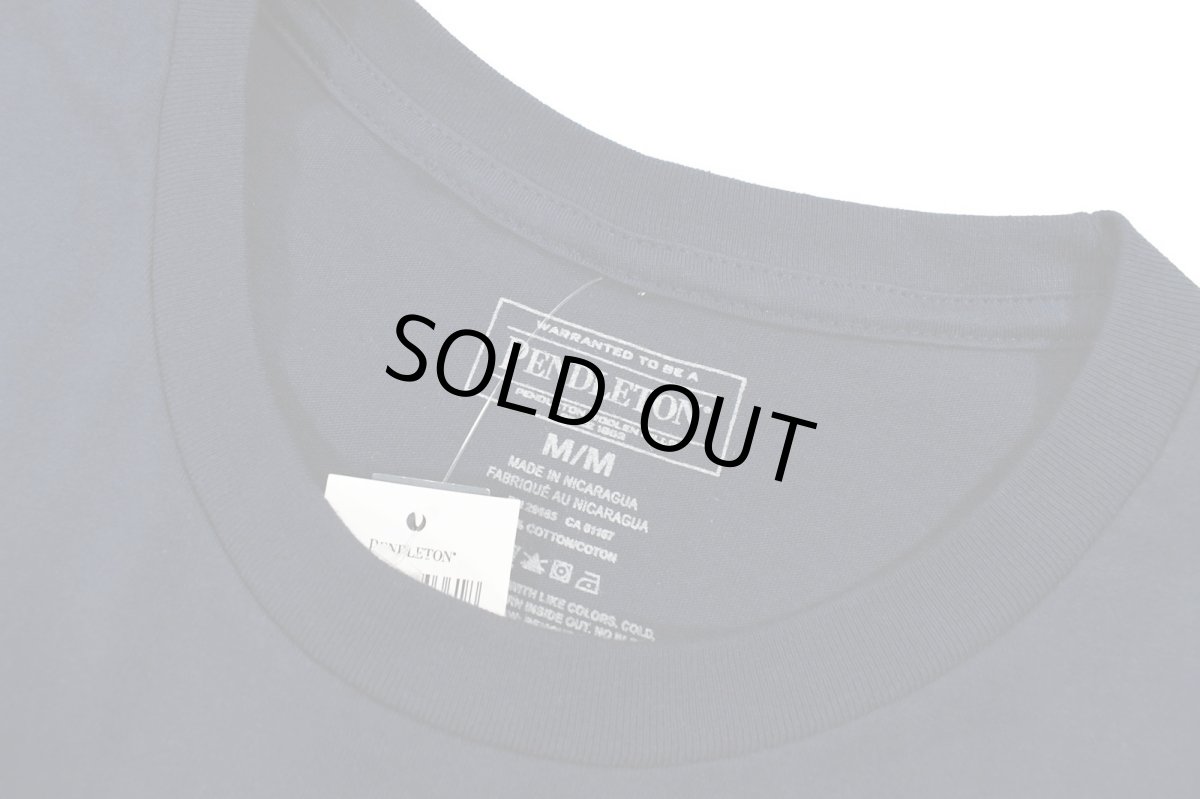 画像3: Pendleton Vintage Logo S/S Tee Navy/Gold ペンドルトン (3)