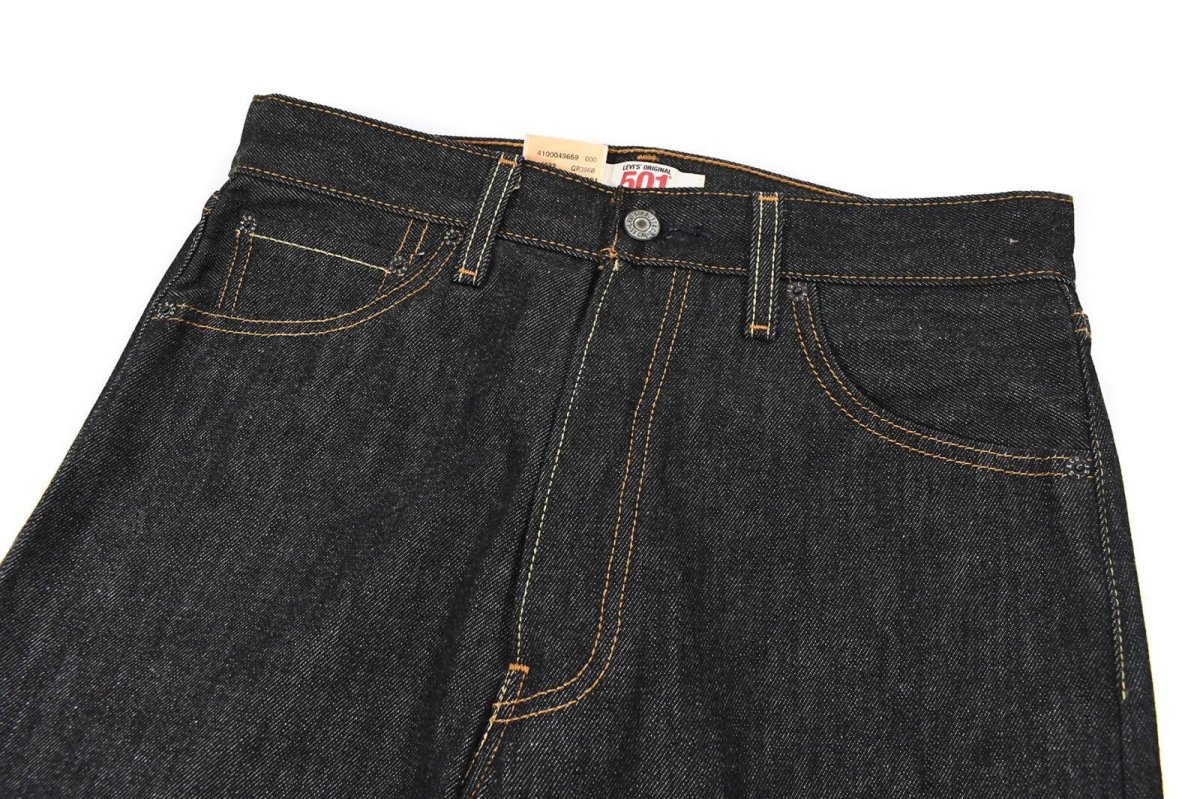 画像3: 09' Deadstock Levi's 501 Denim Pants #0226 Black リーバイス (3)