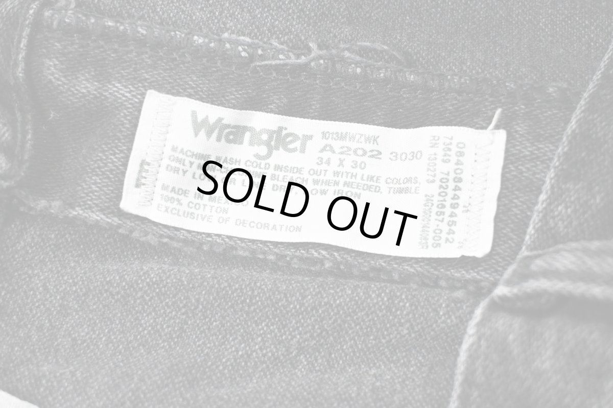 画像6: Wrangler 13MWZ Bleached Original Cowboy Cut Jeans Sulfur Black ラングラー (6)