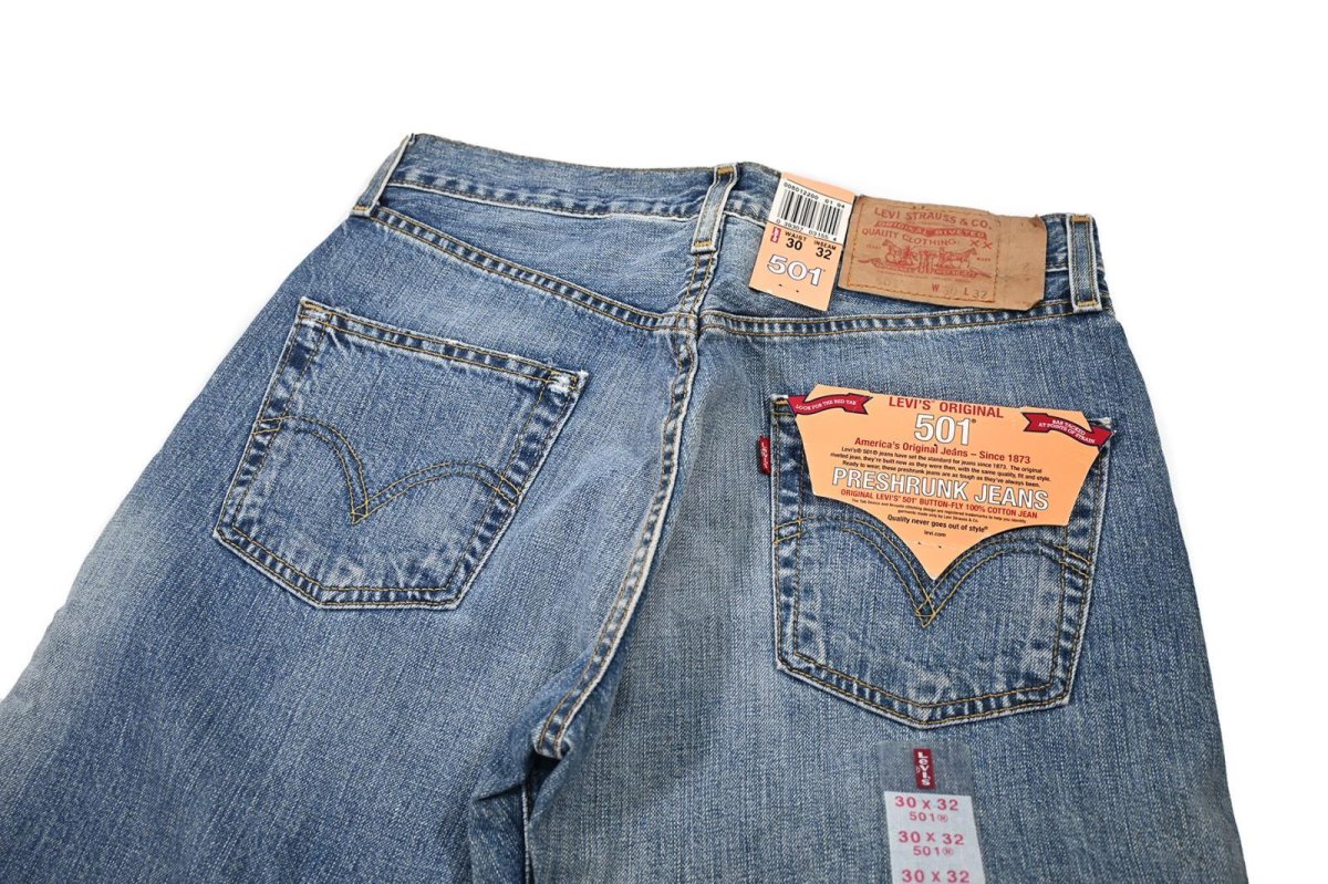 画像5: 03' Deadstock Levi's 501 Denim Pants #2200 リーバイス (5)