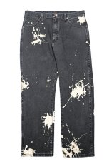 画像1: Wrangler 13MWZ Bleached Original Cowboy Cut Jeans Sulfur Black ラングラー (1)