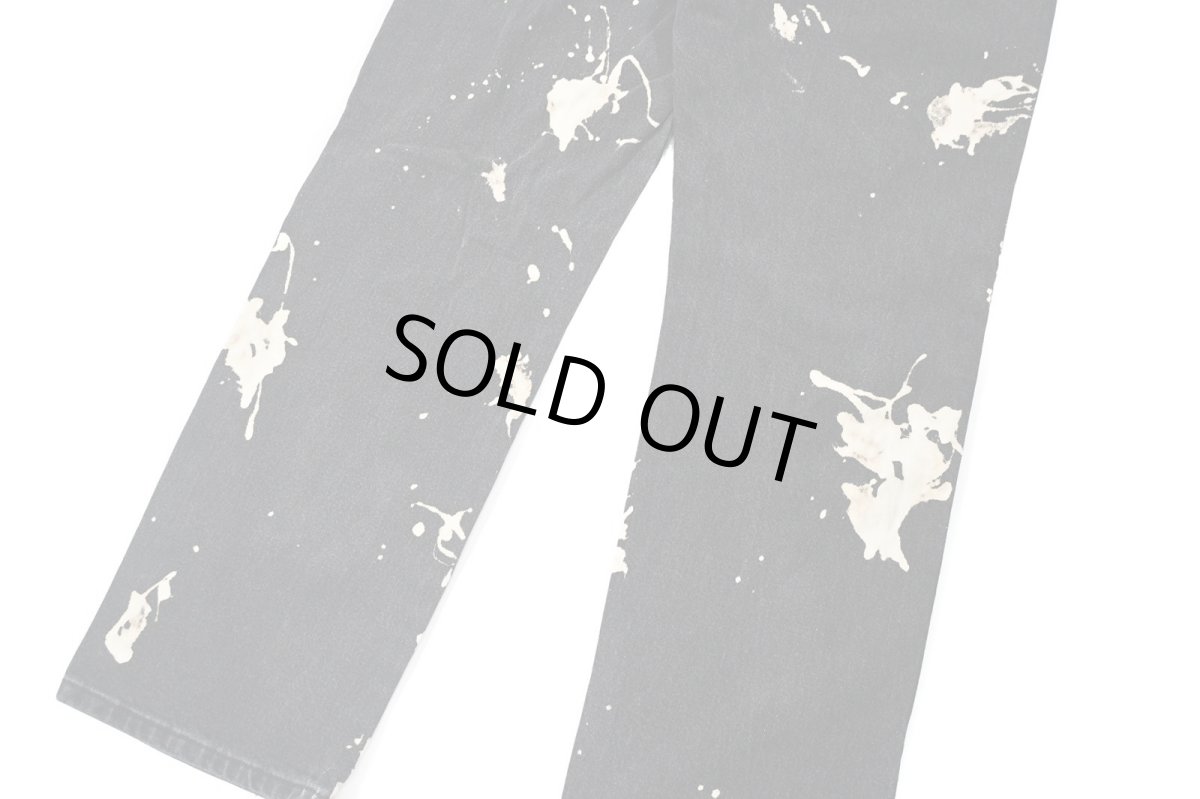 画像5: Wrangler 13MWZ Bleached Original Cowboy Cut Jeans Sulfur Black ラングラー (5)