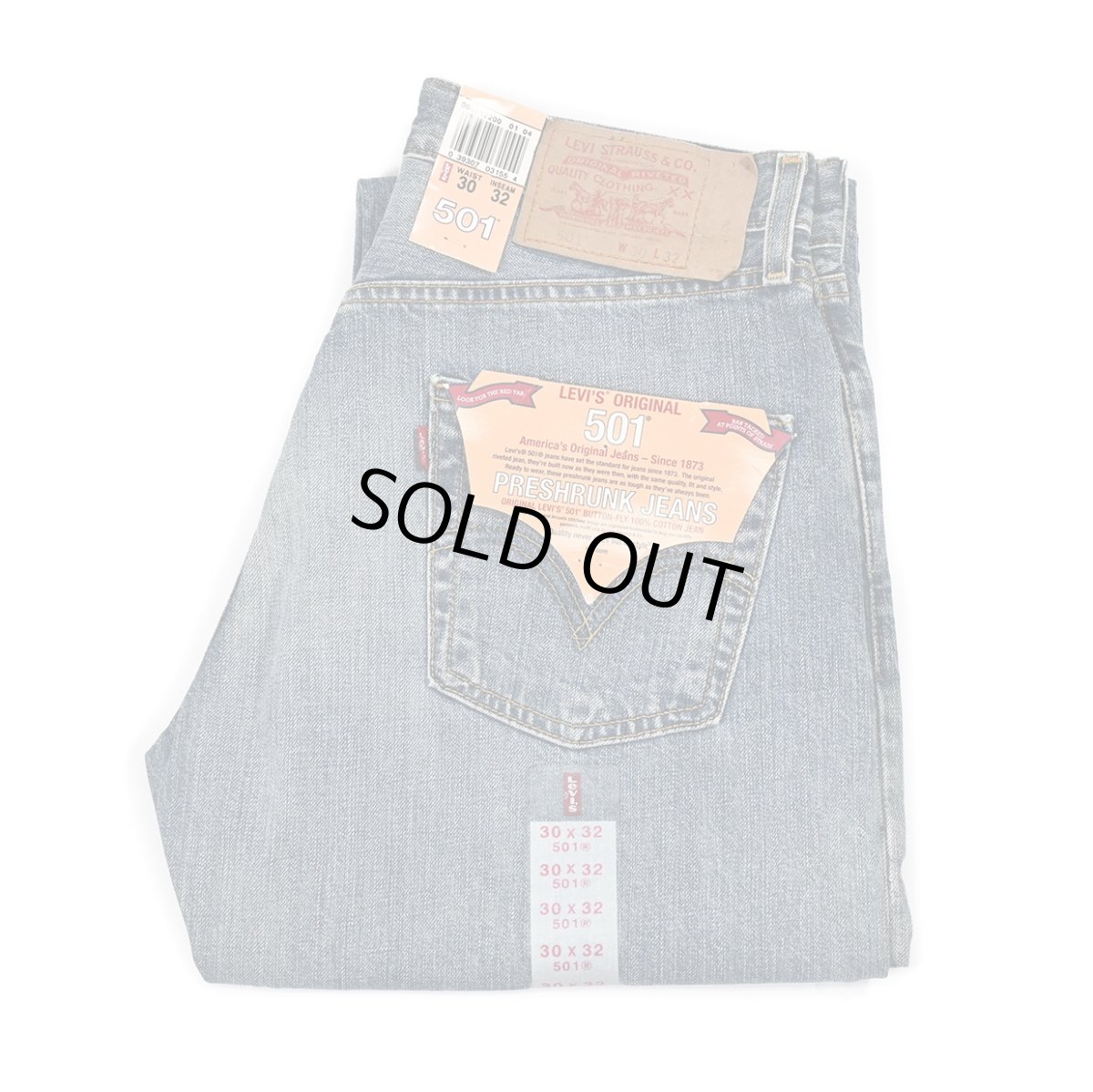 画像1: 03' Deadstock Levi's 501 Denim Pants #2200 リーバイス (1)