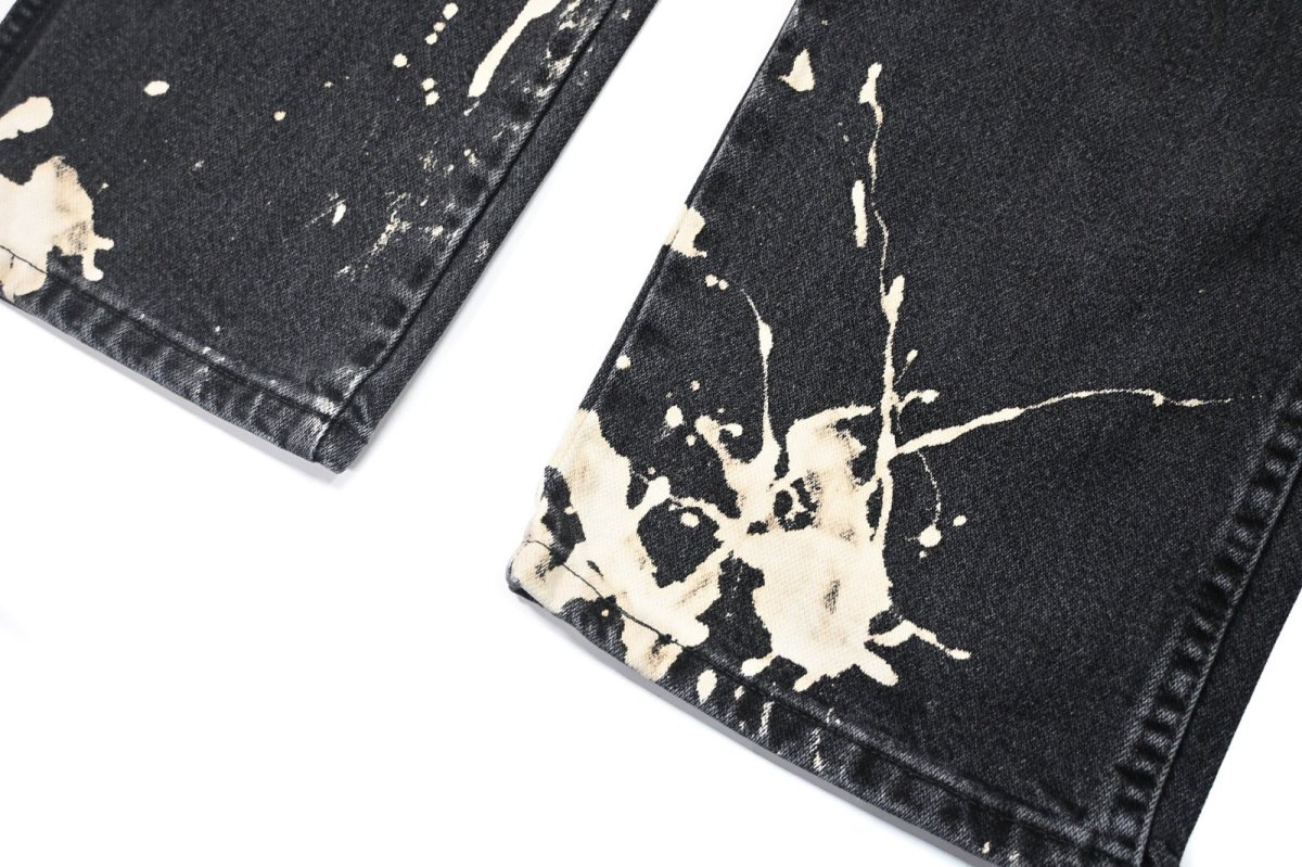 画像3: Wrangler 13MWZ Bleached Original Cowboy Cut Jeans Sulfur Black ラングラー (3)