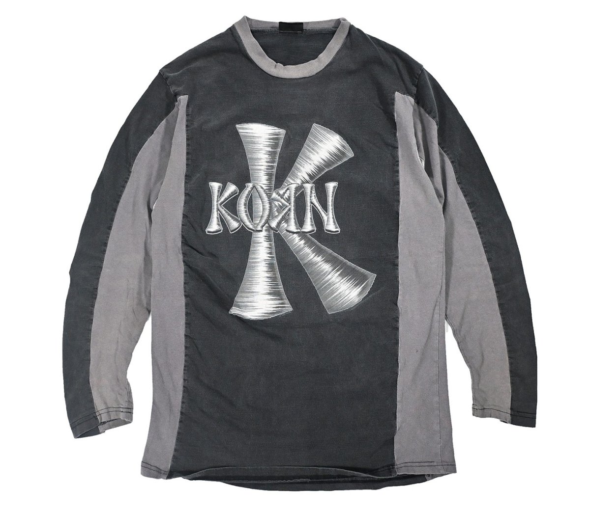 画像1: Used Musician Print L/S Tee "Korn" (1)