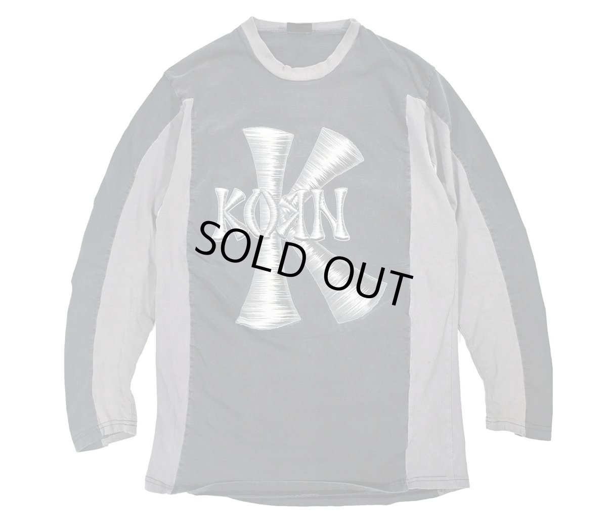画像1: Used Musician Print L/S Tee "Korn" (1)