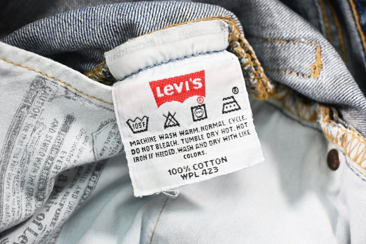 画像7: 03' Deadstock Levi's 501 Denim Pants #2200 リーバイス (7)