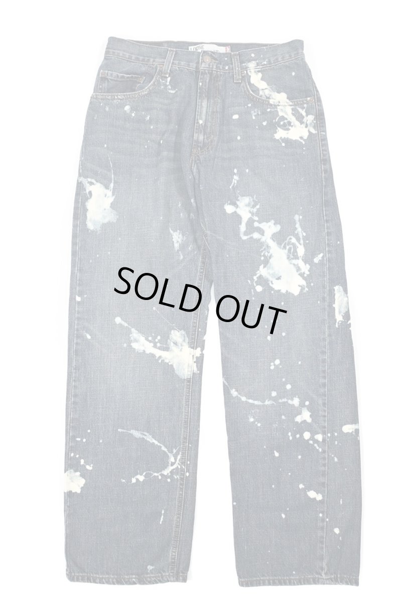 画像1: Used Levi's 569 Bleached Denim Pants リーバイス (1)