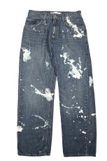 画像1: Used Levi's 569 Bleached Denim Pants リーバイス (1)