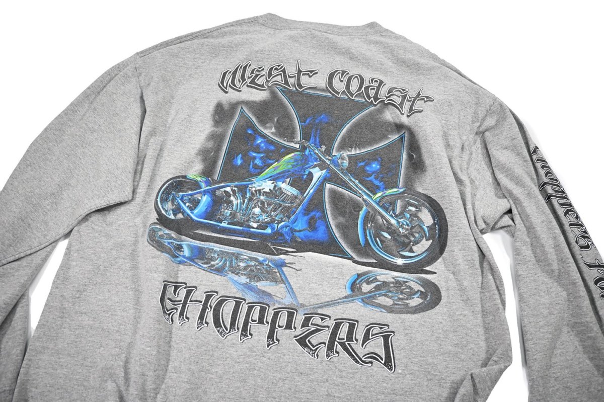 画像7: Used West Coast Choppers L/S Print Tee (7)