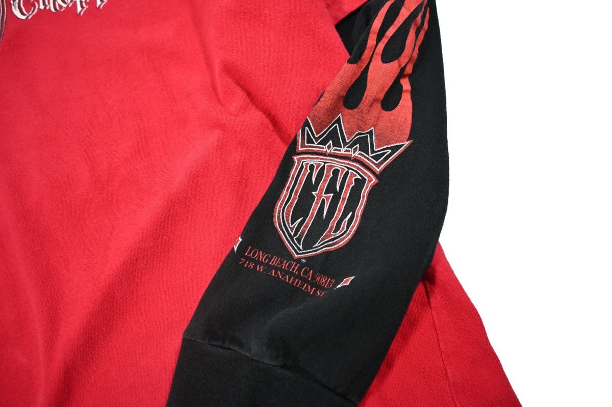 画像4: Used West Coast Choppers Layered Print Tee (4)