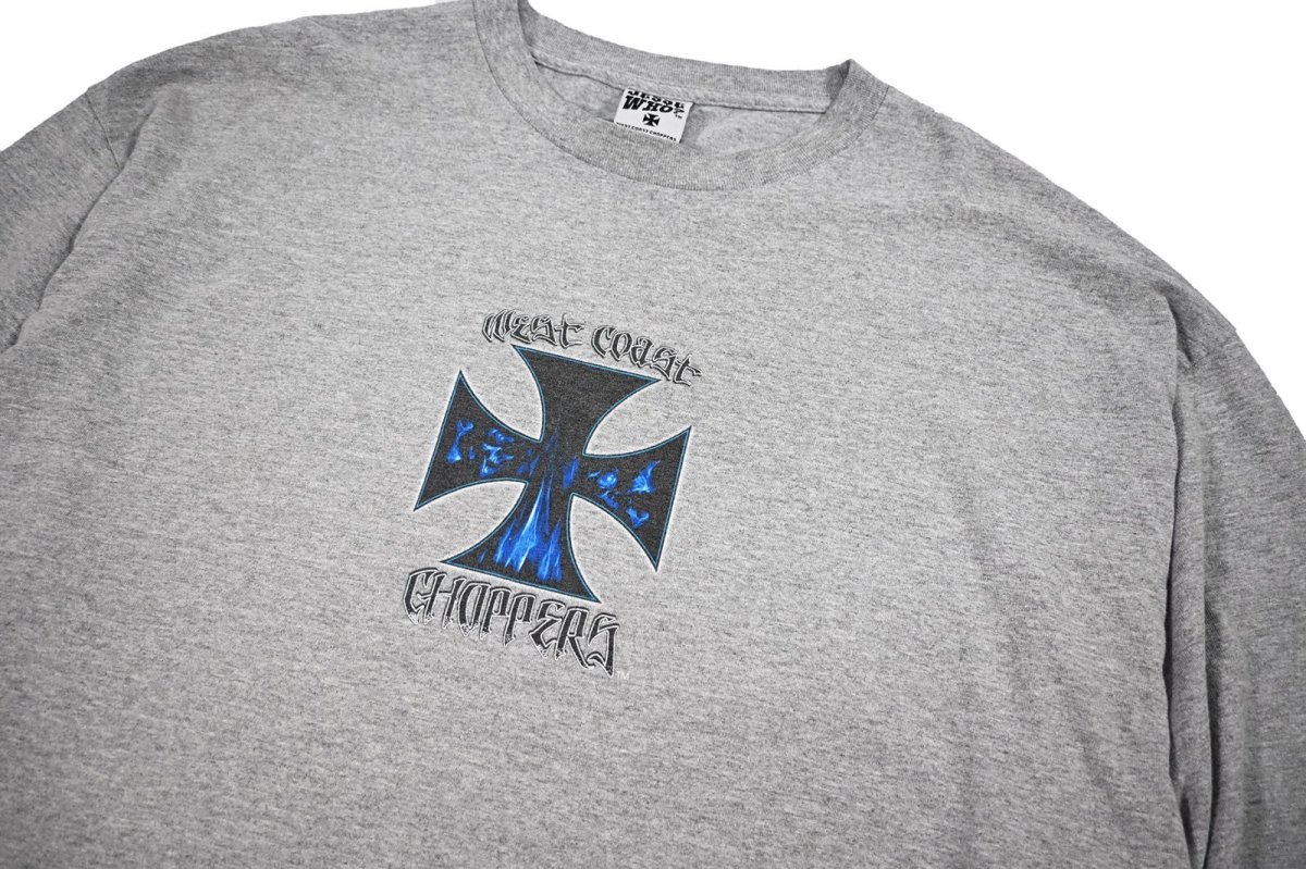 画像2: Used West Coast Choppers L/S Print Tee (2)