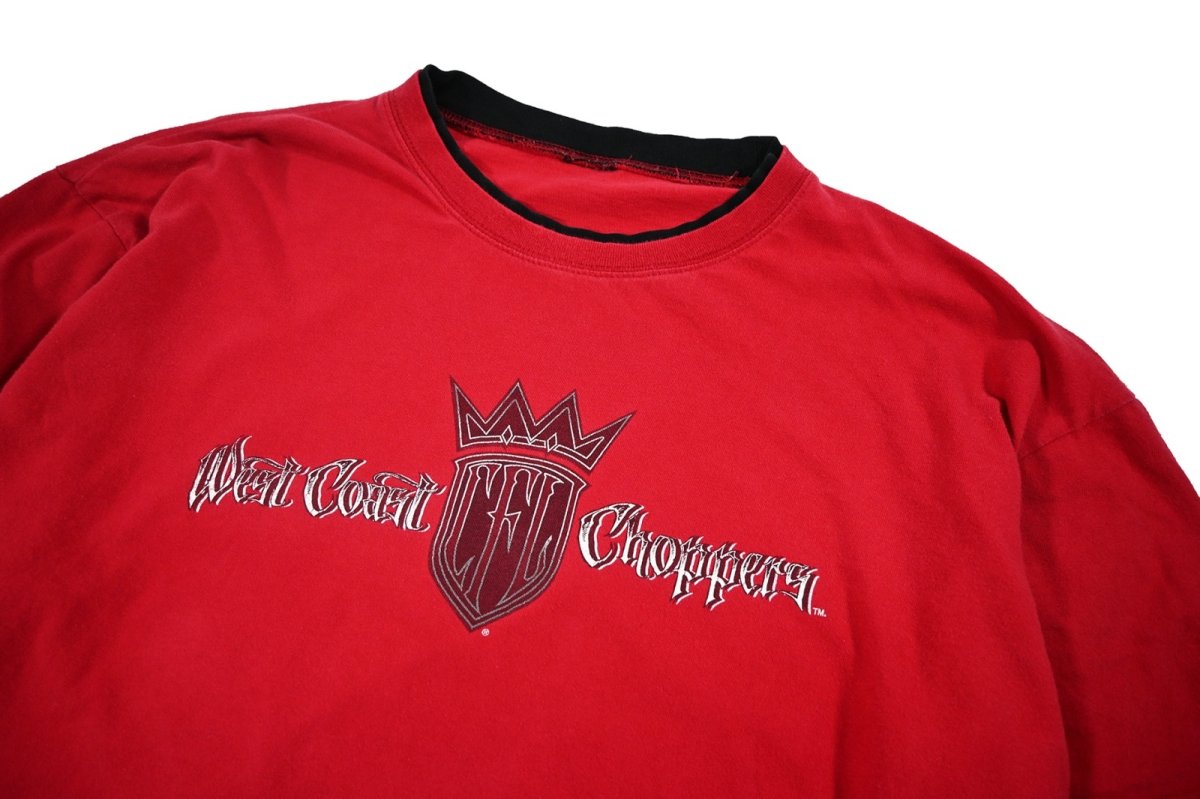 画像2: Used West Coast Choppers Layered Print Tee (2)