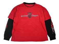 画像1: Used West Coast Choppers Layered Print Tee (1)