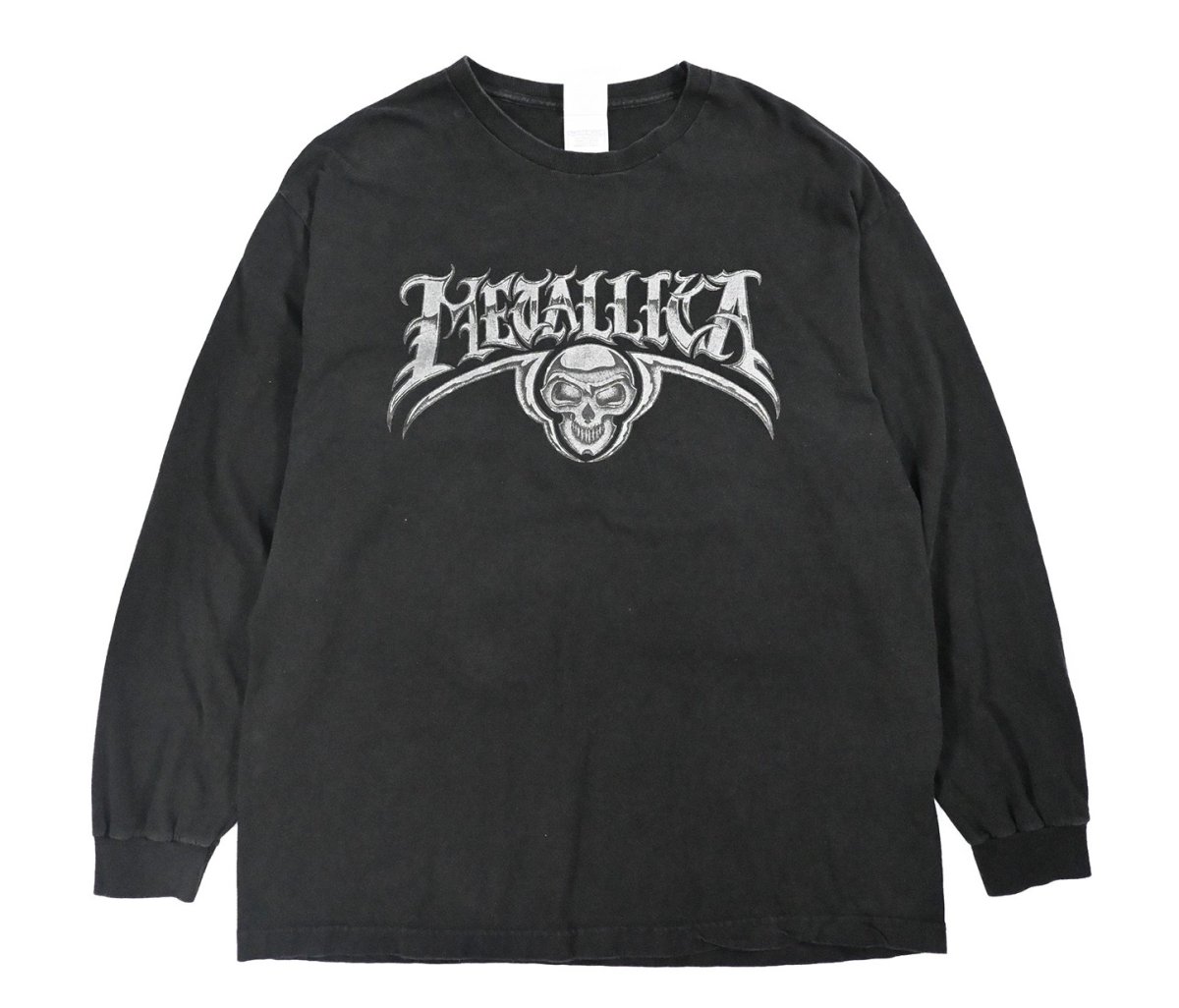 画像1: Used Musician L/S Print Tee "Metallica" (1)