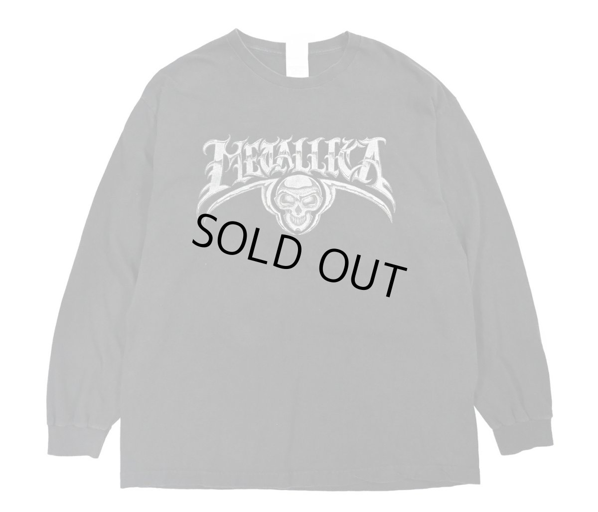 画像1: Used Musician L/S Print Tee "Metallica" (1)