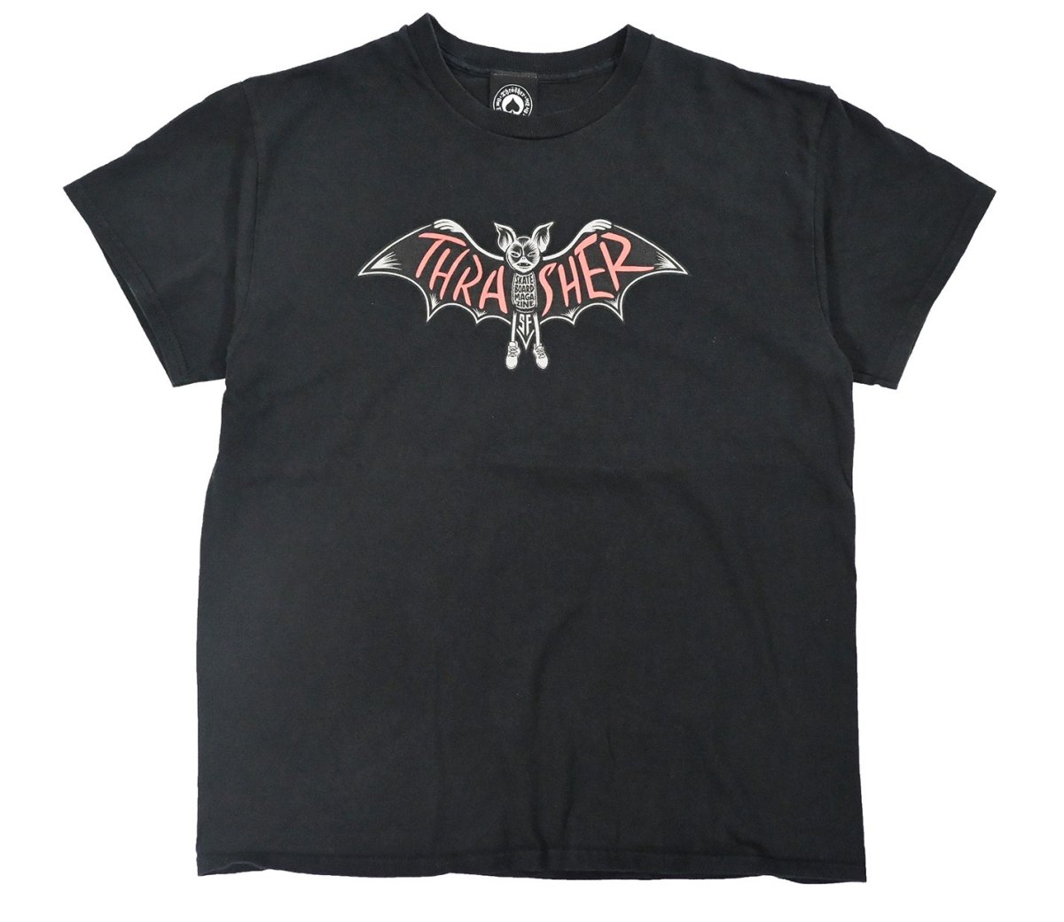 画像1: Used Thrasher Print Tee (1)