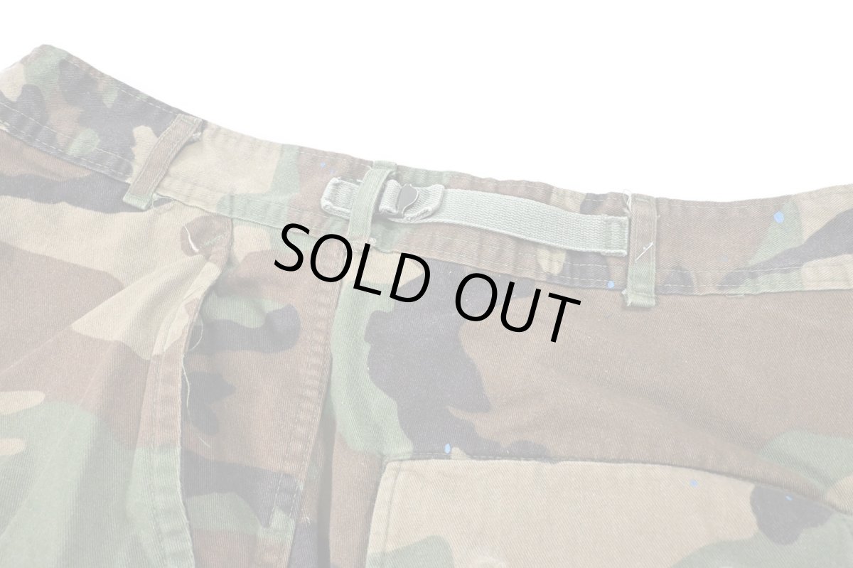 画像7: Used Us Army Painted Customized Combat Jorts Woodland Camo (7)