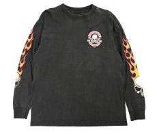 画像1: Used Skull Print L/S Tee (1)