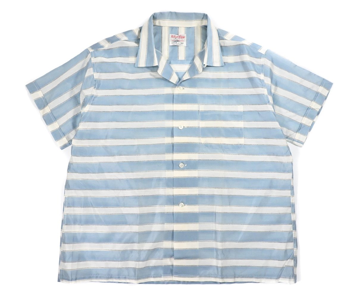 画像1: Deadstock Nelson Paige Open Collar Shirt (1)