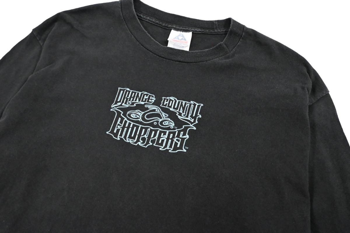 画像2: Used Orange Country Choppers L/S Print Tee (2)