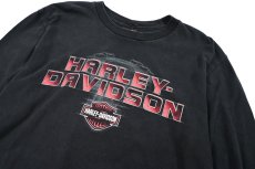 画像2: Used Harley-Davidson L/S Print Tee (2)
