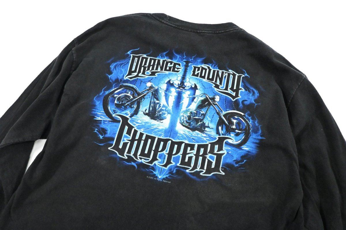 画像5: Used Orange Country Choppers L/S Print Tee (5)