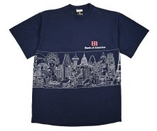 画像1: Used Corporate S/S Print Tee "Bank of America" made in USA (1)
