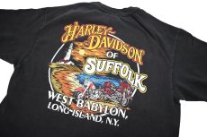 画像4: Used Harley-Davidson Print Tee made in USA (4)