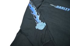 画像4: Used Harley-Davidson L/S Print Tee (4)
