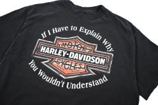 画像2: Used Harley-Davidson Print Tee made in USA (2)
