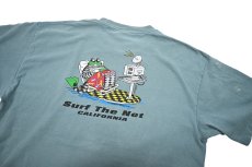 画像4: Used Kliban Cat Print Tee made in USA (4)