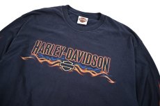 画像2: Used Harley-Davidson L/S Print Tee (2)
