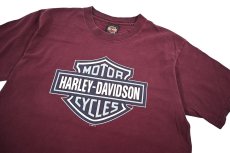 画像2: Used Harley-Davidson Print Tee made in USA (2)