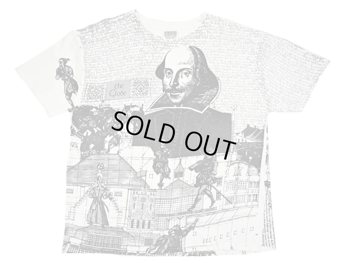 画像1: Used Wildwood Productions Shakespeare Print Tee made in USA (1)