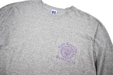 画像2: Used Russell Athletic L/S Print Pocket Tee made in USA (2)