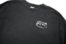 画像2: Used Musical Print L/S Tee "Rent" (2)