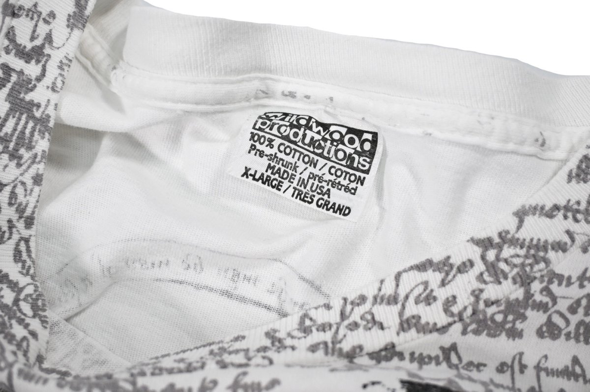 画像3: Used Wildwood Productions Shakespeare Print Tee made in USA (3)