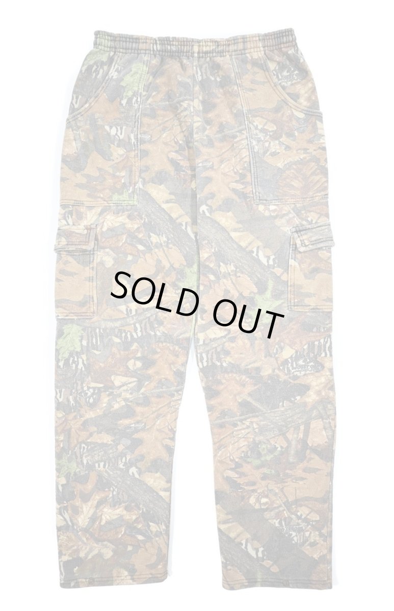 画像1: Used Jerzees Realtree Camo Sweat Cargo Pants made in USA (1)
