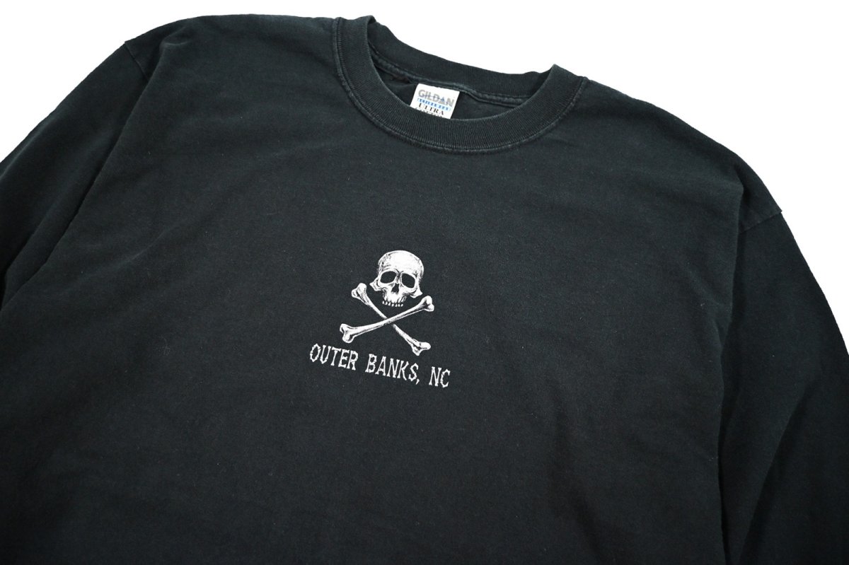画像2: Used Skull Print L/S Tee (2)