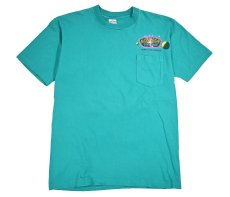 画像1: Used Ron Jon Print Pocket Tee made in USA (1)