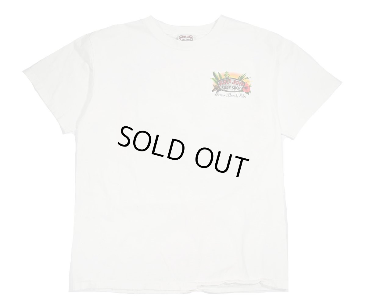 画像1: Used Ron Jon Print Tee (1)