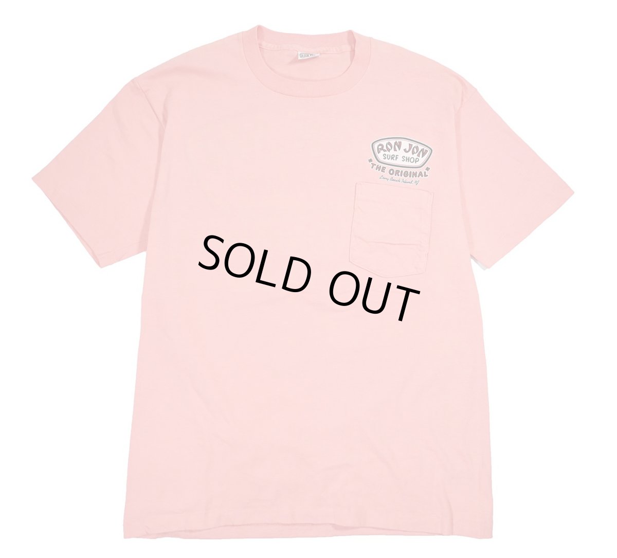 画像1: Used Ron Jon Print Pocket Tee made in USA (1)